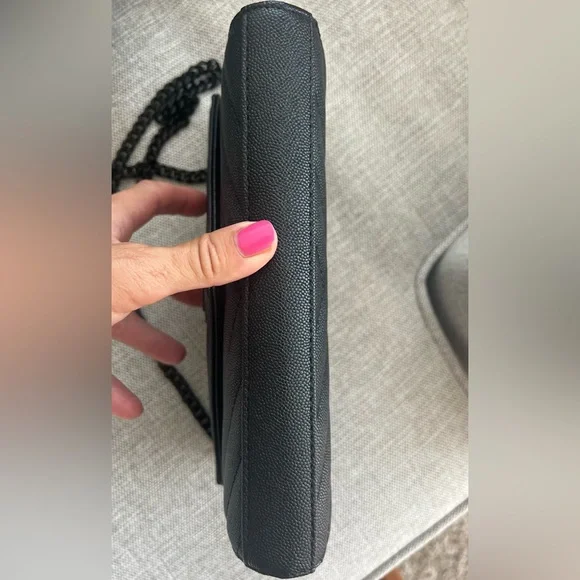 Black Quilted clutch Chain Bag - Picture 12 of 16